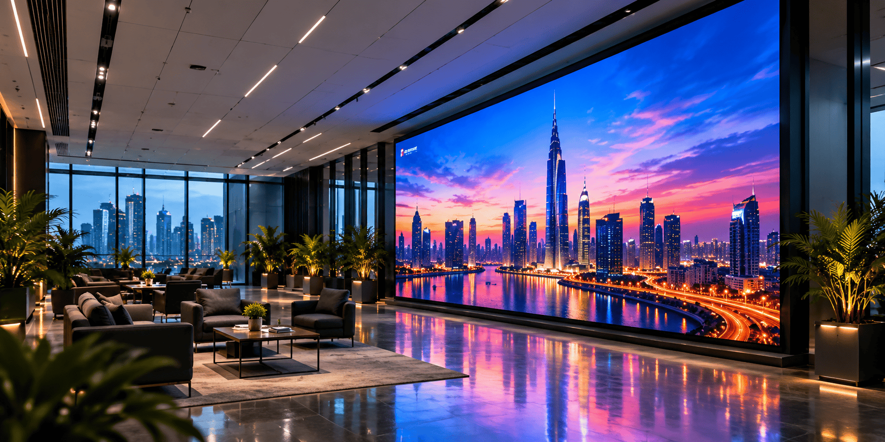 Air Display LED Technology Showroom