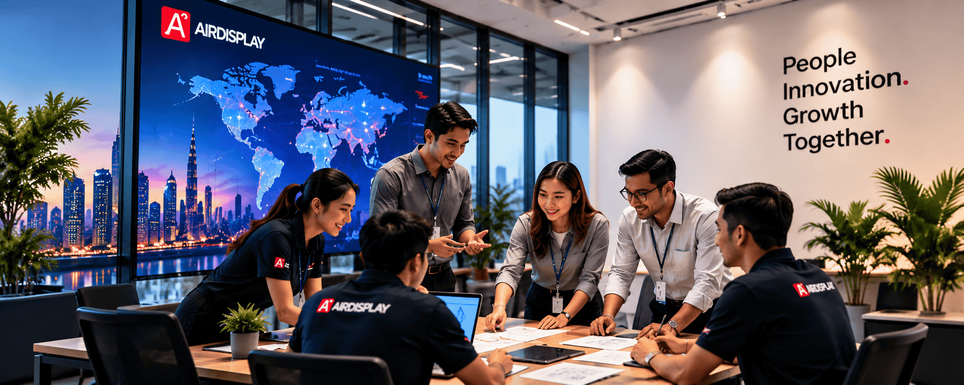 Air Display Global Team Collaboration