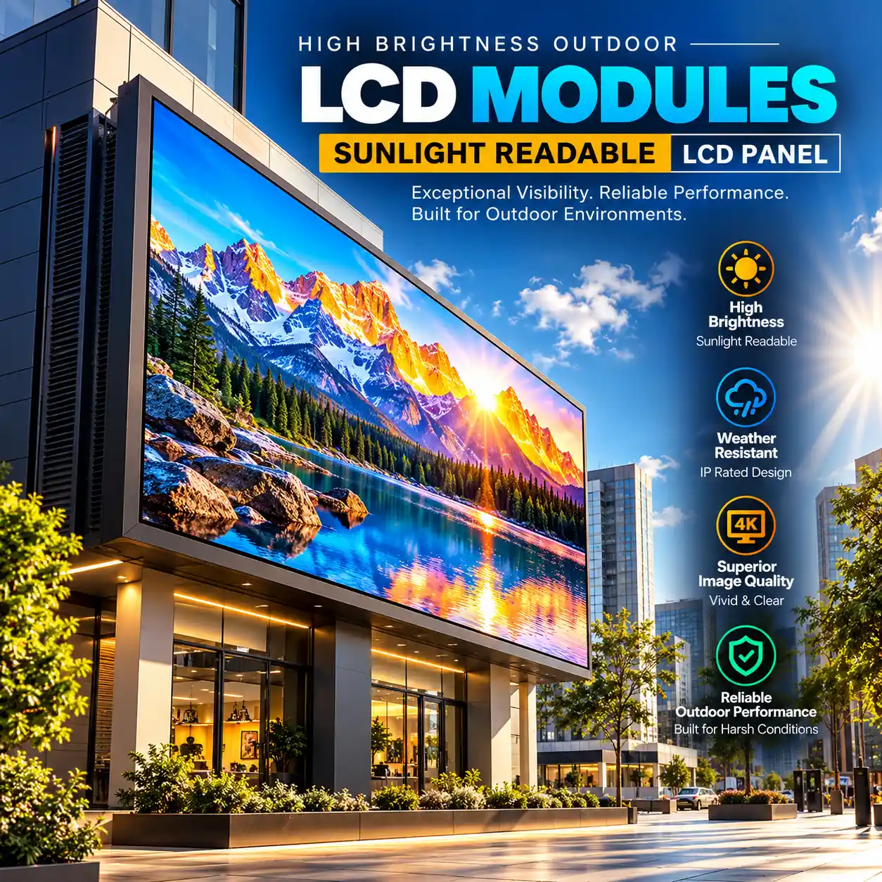 21.5” High Brightness LCD Module | WF22M