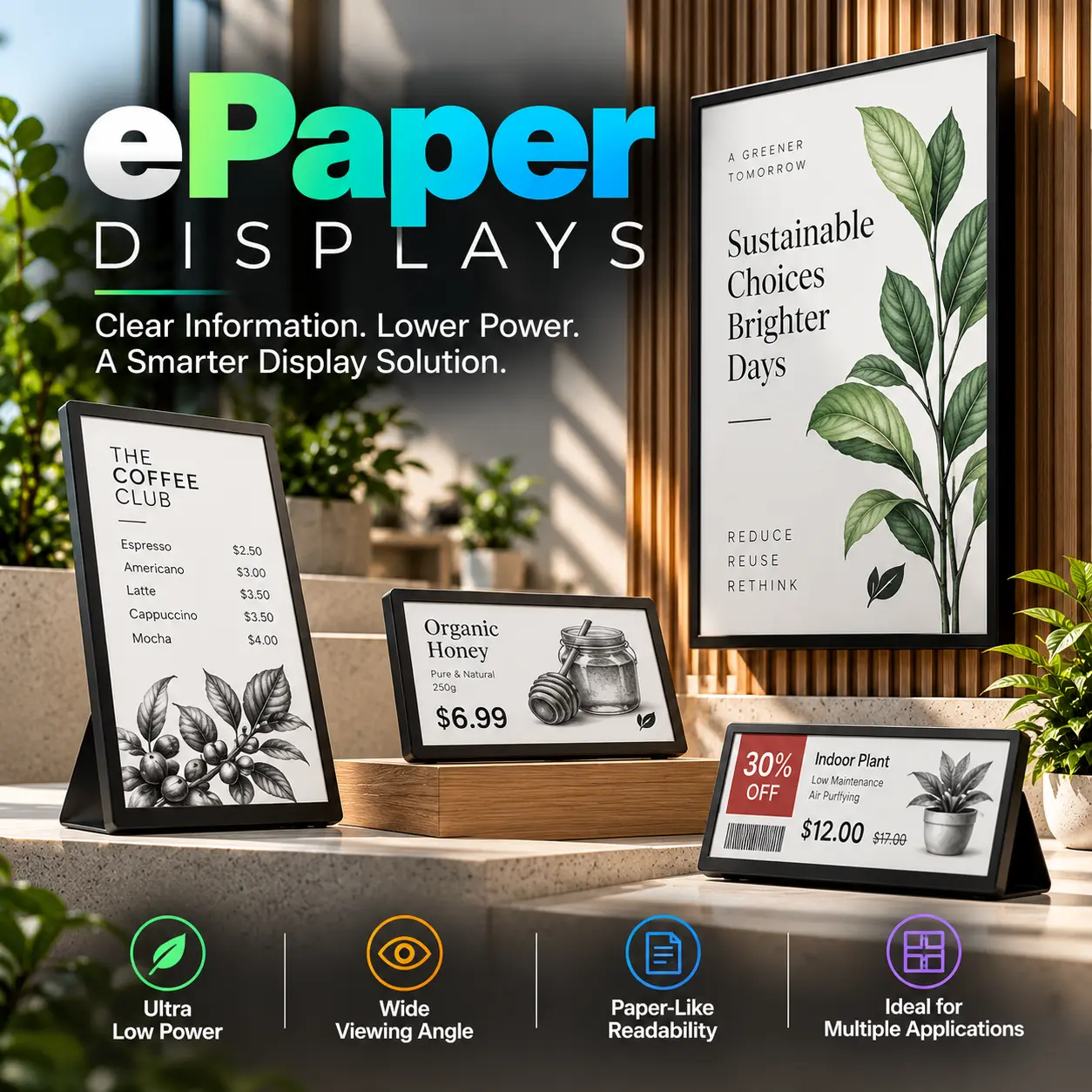 13.3” Color E-Paper Display | C133EP